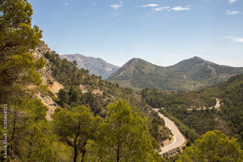 Mountain pass of confrides, Alicante.