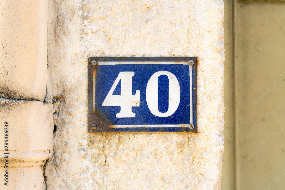 Number 40 Number 40
