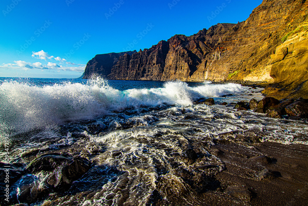 Fototapeta premium Playa de los Gigantes de Tenerife