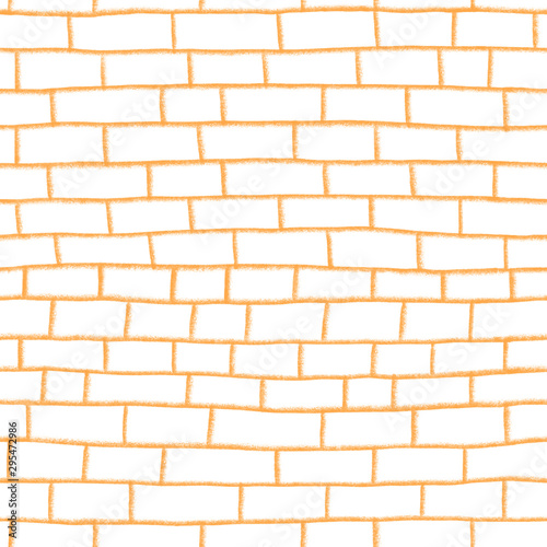 Brick wall seamless pattern