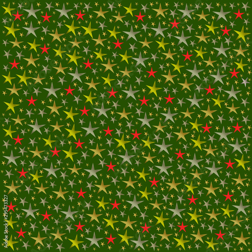 many color stars background