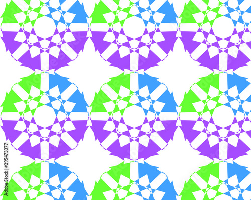 Cute geometrical textile pattern design and modern stylish wallpaper