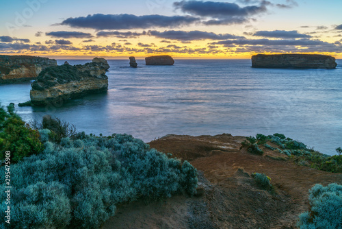 bay of islands after sunset at blue hour, great ocean road, australia 15