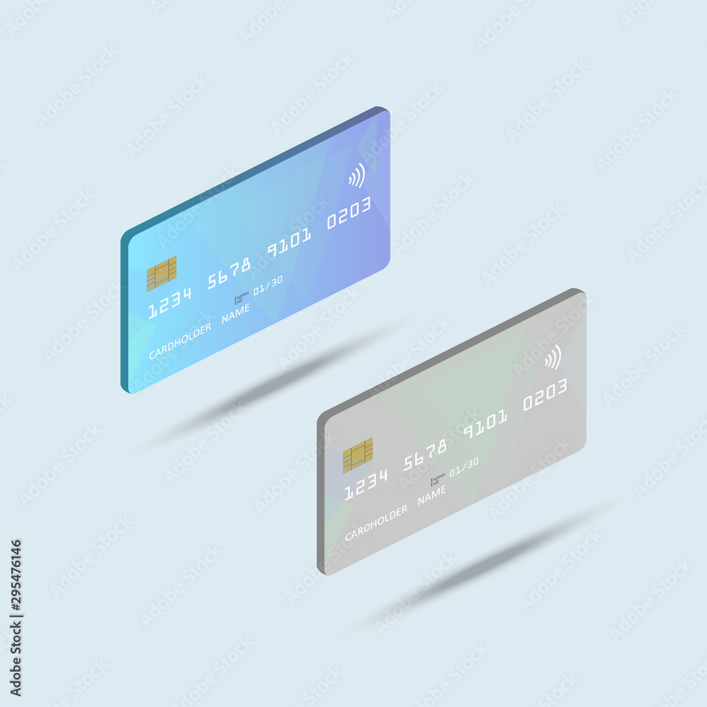 Secure card vector Secure card vector