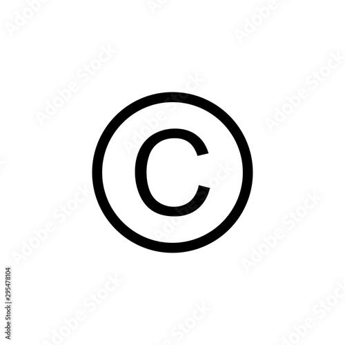 copyright symbol vector