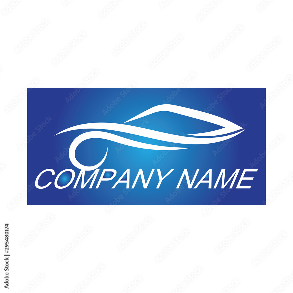 Fototapeta premium speed Auto car Logo Template vector