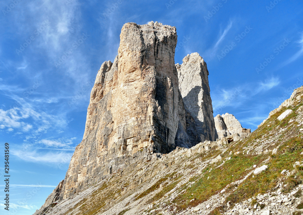 Fototapeta premium Tre Cime di Laverado. Dolomites, Italia
