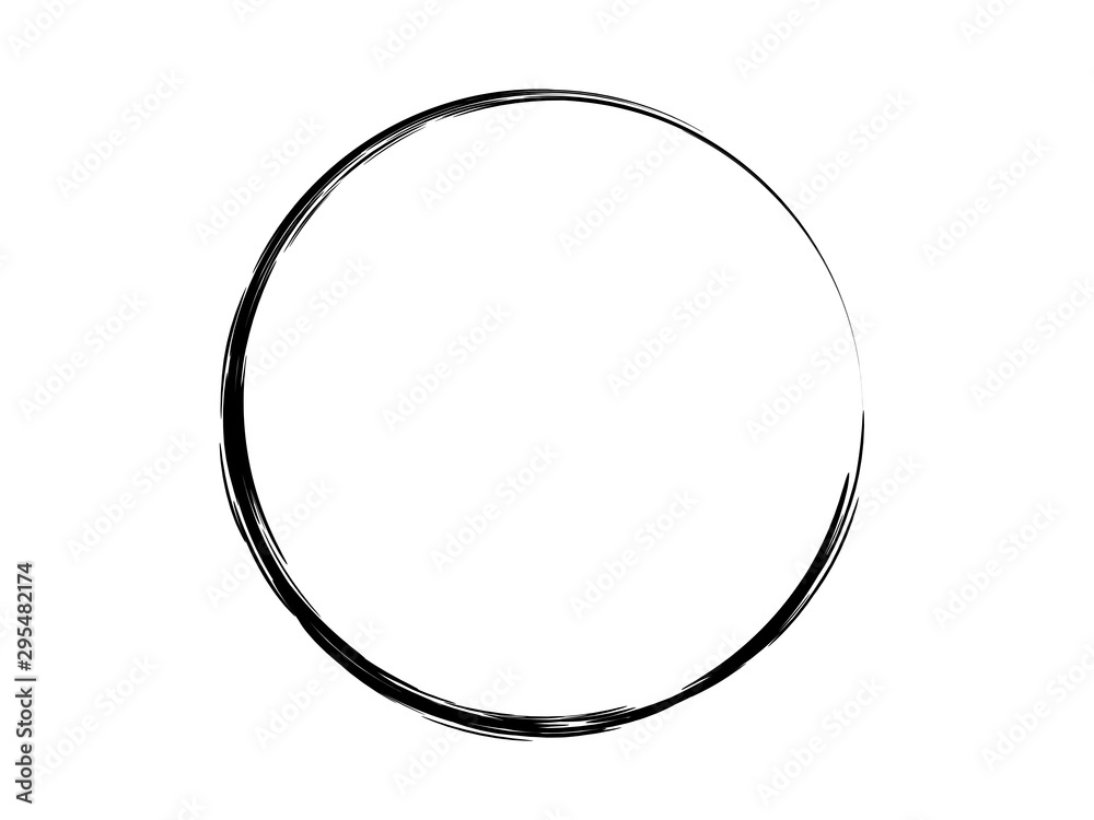 Grunge circle isolated on the white background.Grunge art element.Grunge black oval frame. Grunge circle isolated on the white background.Grunge art element.Grunge black oval frame.