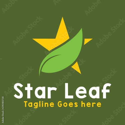 Star Leaf Logo Design Inspiration For Business And Company