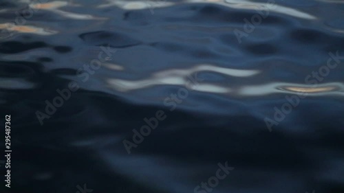 water surface in overflows of water