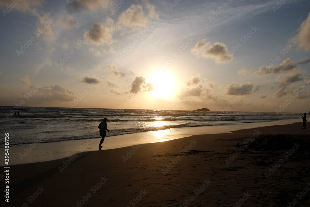 Sonnenuntergang am Indischen Ozean