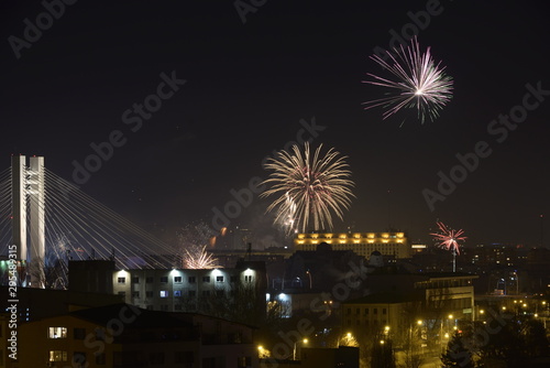 Fireworks in Bucharest