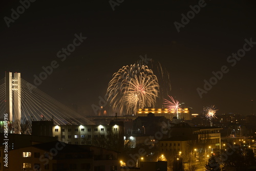 Fireworks in Bucharest