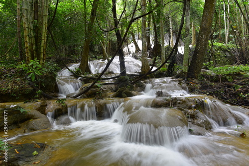 Limestone waterfall