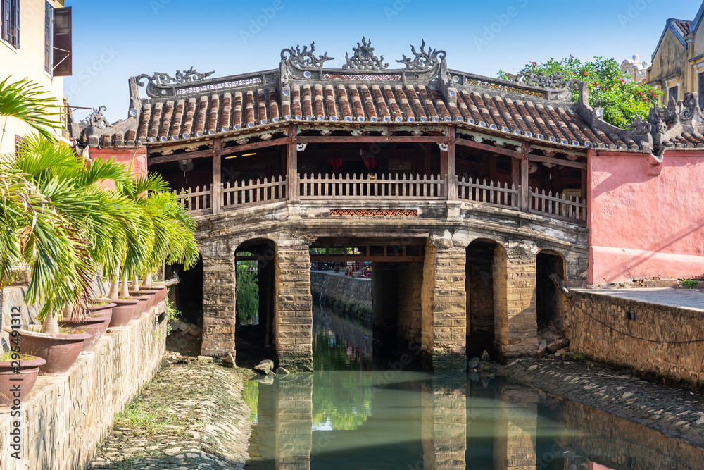 The Japanese Bridge at Hoi An, ancient city in central Vietnam and UNESCO World Heritage site