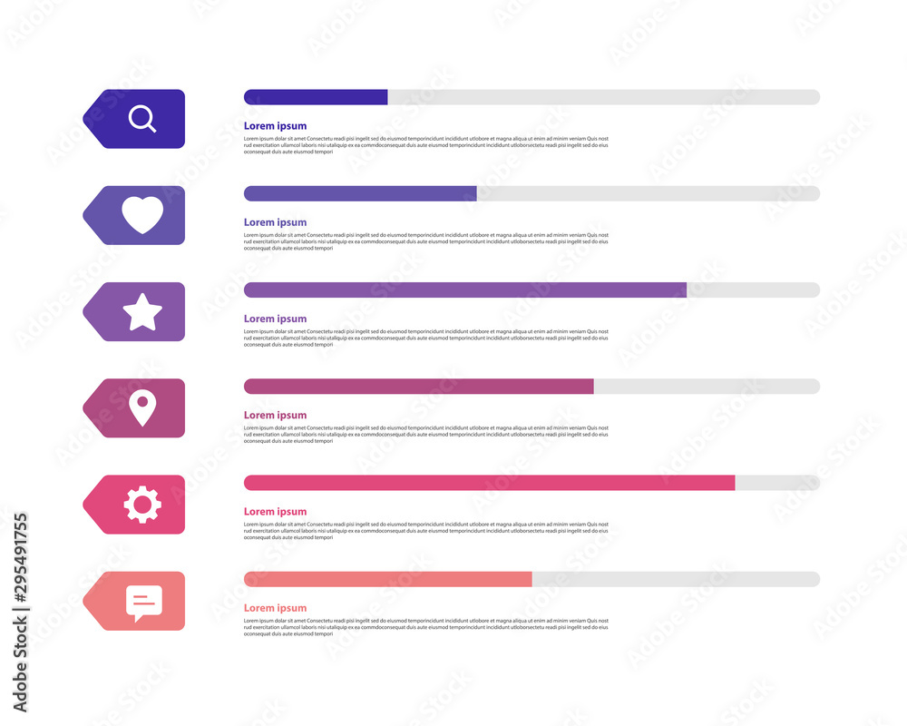 Infographic design with 7 step, Infographic business concept, Flow, Chart, Presentation Infographic design with 7 step, Infographic business concept, Flow, Chart, Presentation
