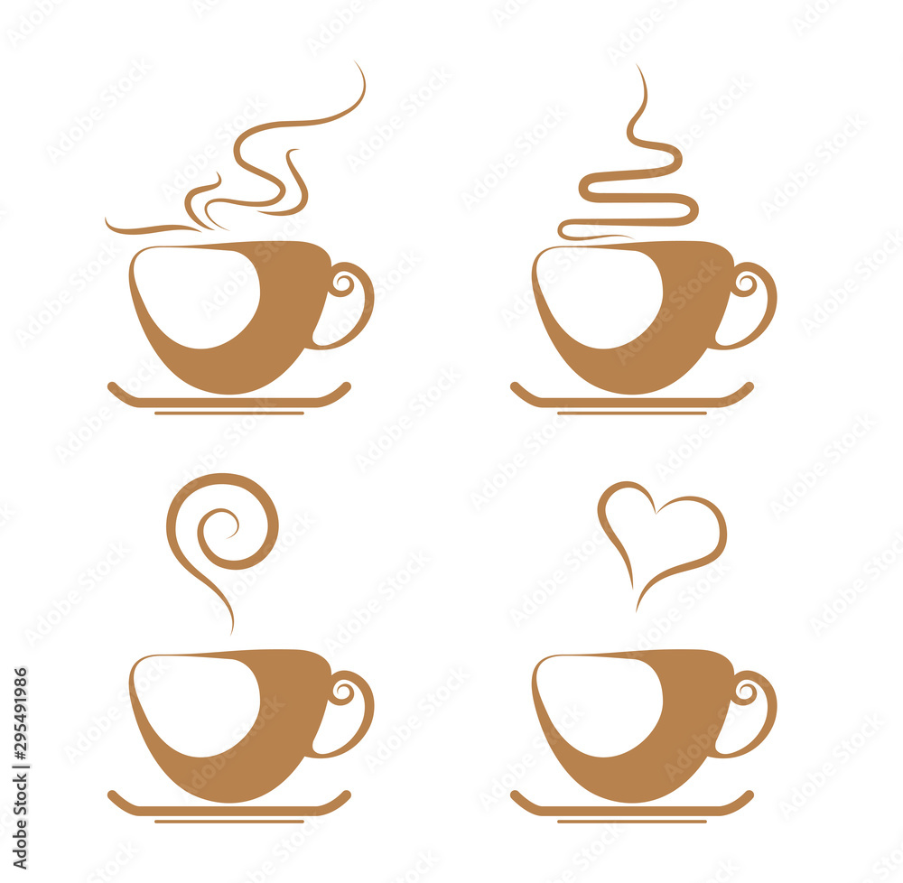 Vector drawn coffee. Isolated on white background. Vector drawn coffee. Isolated on white background.