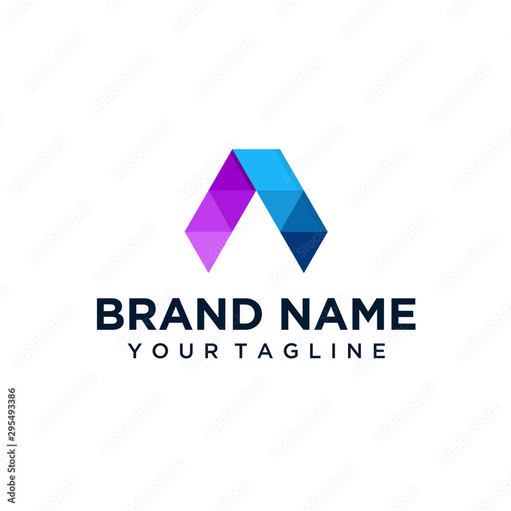 design arrow direction logo with colorful style design arrow direction logo with colorful style