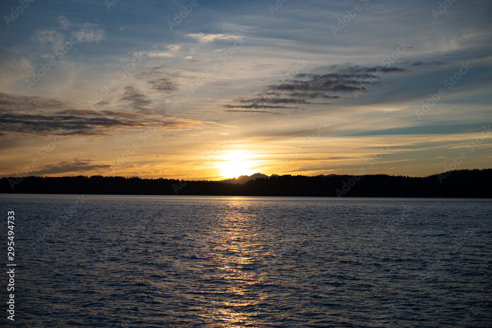 Olympic sunset