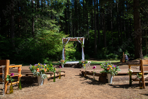 Campground wedding 