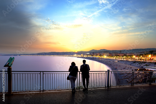 Couple Nice Côte d'azur France