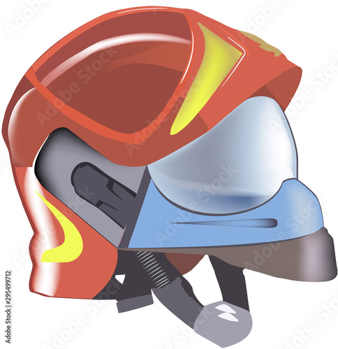 casco di protezione del vigile del fuoco