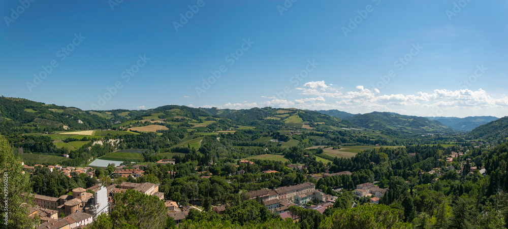 View of the italian Appennines near the city of Bologna