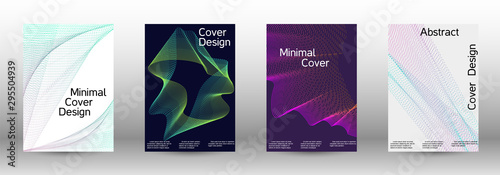 Cover design template set 
