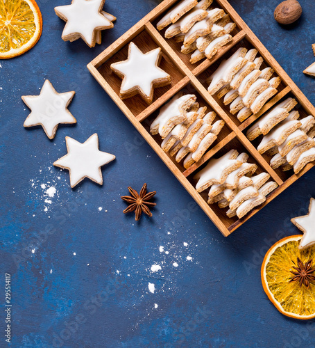 Traditional Cinnamon Star Cookies photo