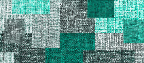 Handmade quilt as a backgro...