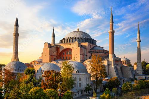 Hagia Sophia, one of the most famous mosque of Istanbul, Turkey