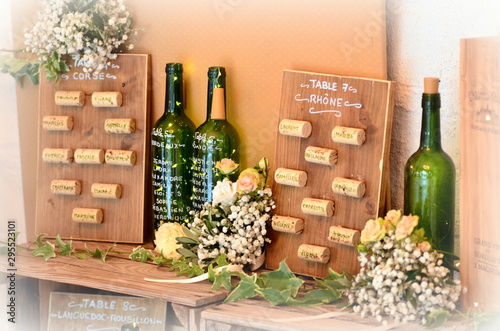bottles of wine - wedding 