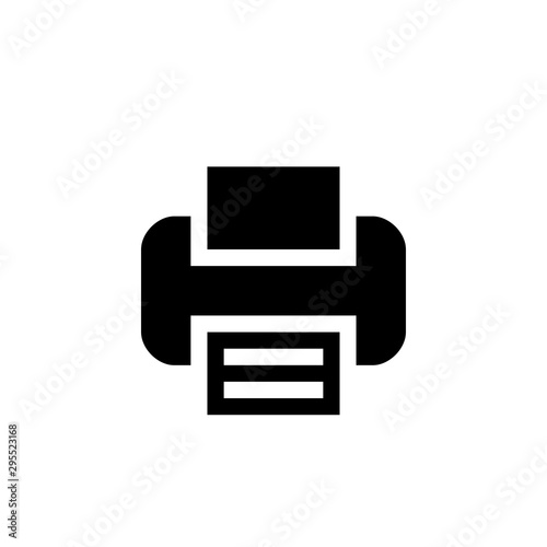 Printer icon,vector illustration. Flat design style. vector Printer icon illustration isolated on White background, Printer icon Eps10. Printer icons graphic design vector symbols
