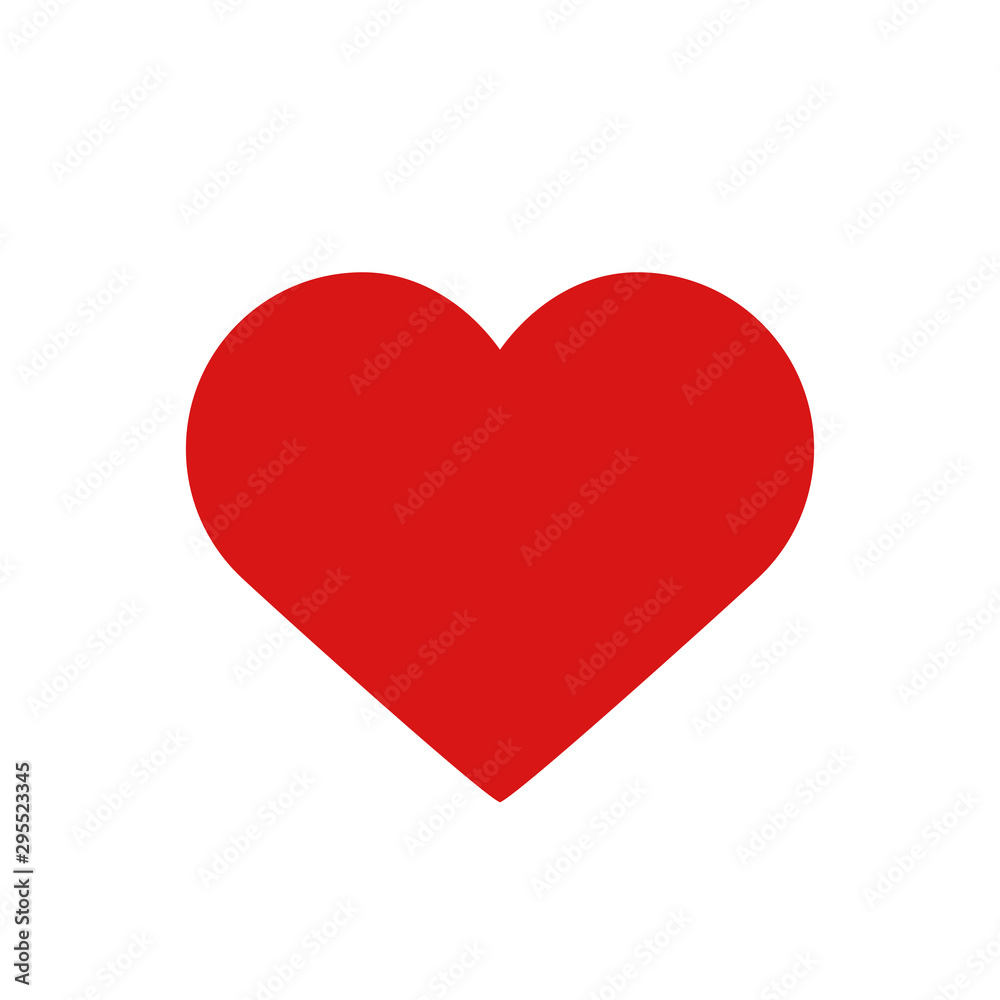 Heart Red - Vector icon