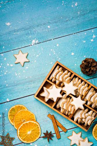 Traditional Cinnamon Star Cookies photo