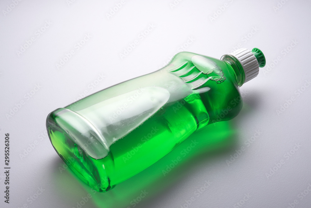 Dish wash detergent liquid soap container on white background. Dish wash detergent liquid soap container on white background.