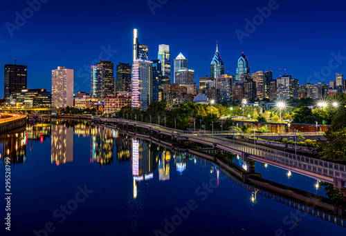 Fényképezés Philadelphia Skyline