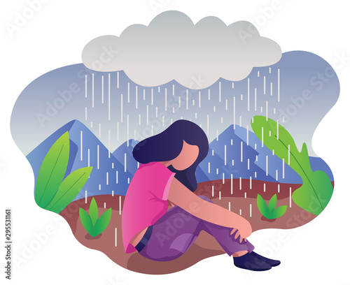 Woman in Depression