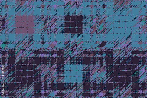 Modern glitch background. Color geometric abstract pattern vector.