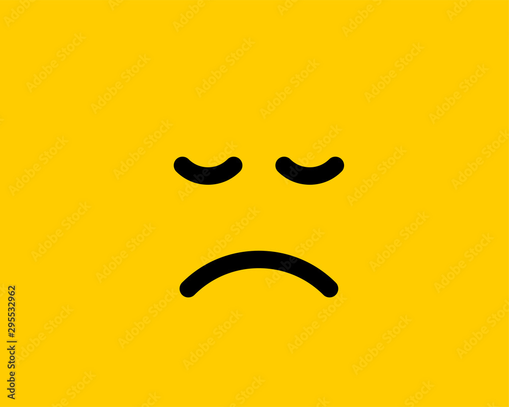 Emoji smile icon vector symbol on yellow background. Smiley face cartoon character wallpaper. Emoji smile icon vector symbol on yellow background. Smiley face cartoon character wallpaper.