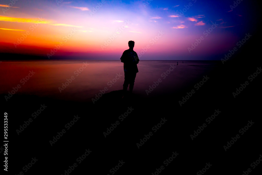 Sunset HDR Purple Sunset