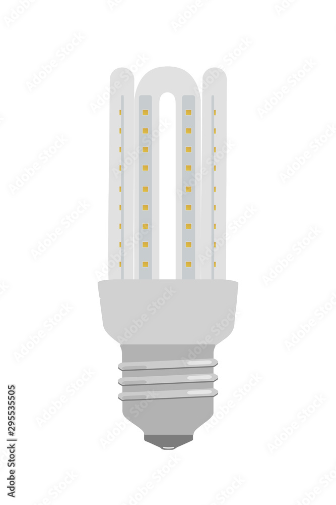 Led lamp, light bulb realistic vector illustration Led lamp, light bulb realistic vector illustration