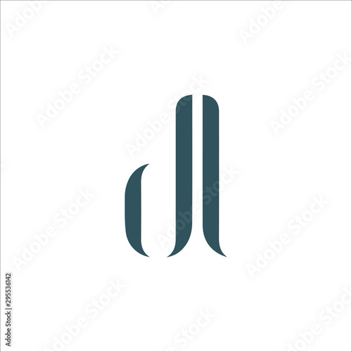 Initial letter DL logo template vector design