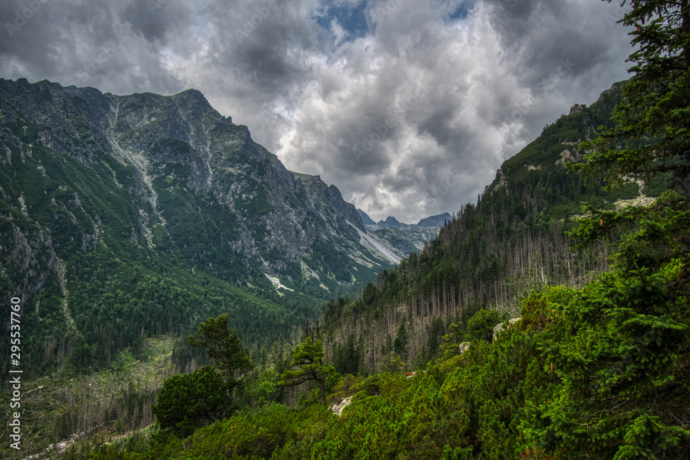 Obraz premium view of mountains