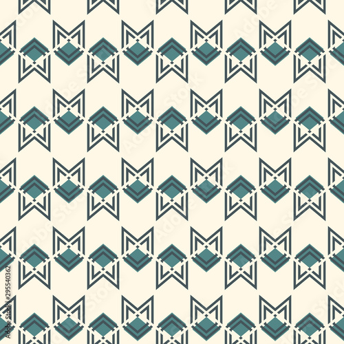 Seamless pattern with arrow fletching. Repeated chevrons wallpaper. Tribal and ethnic motif. Native americans ornament