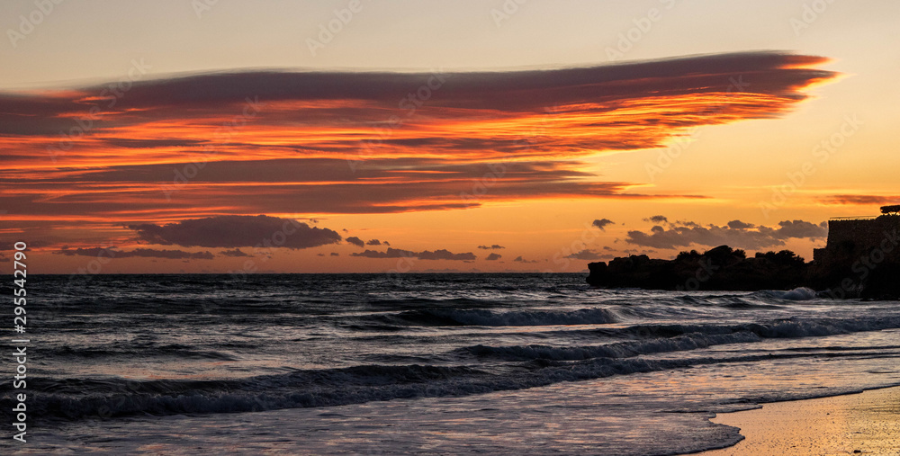 Obraz premium Couché de soleil en Espagne