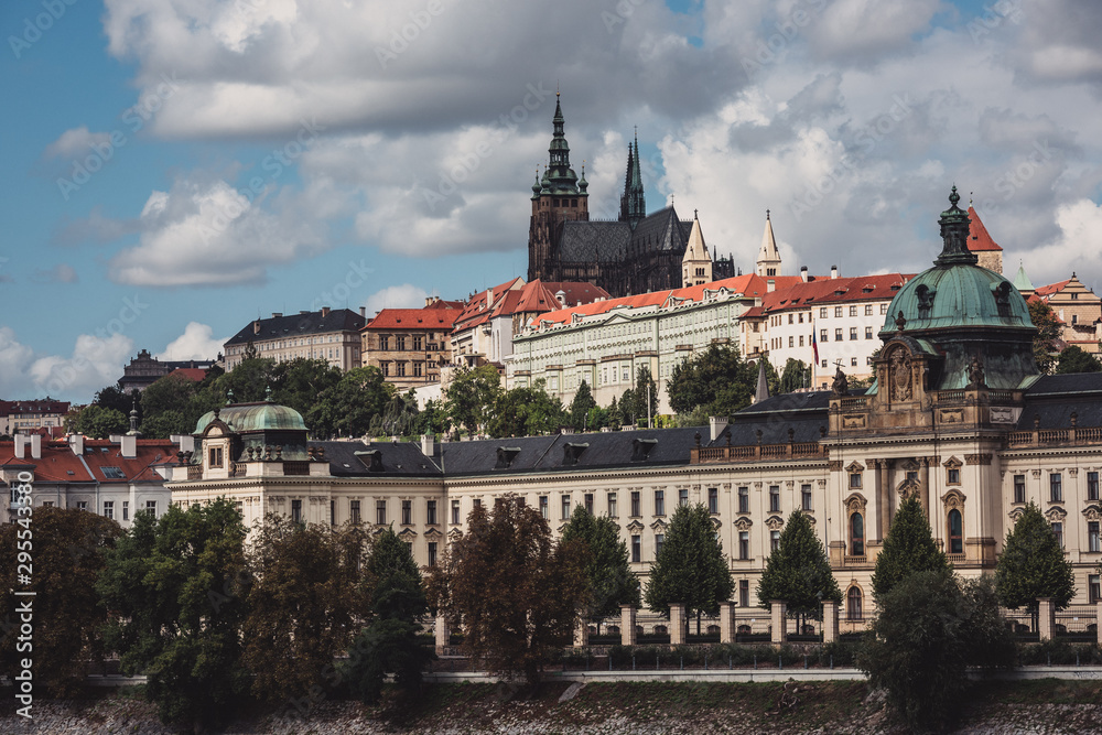 prague castle and charles bridge in czech republic prague castle and charles bridge in czech republic