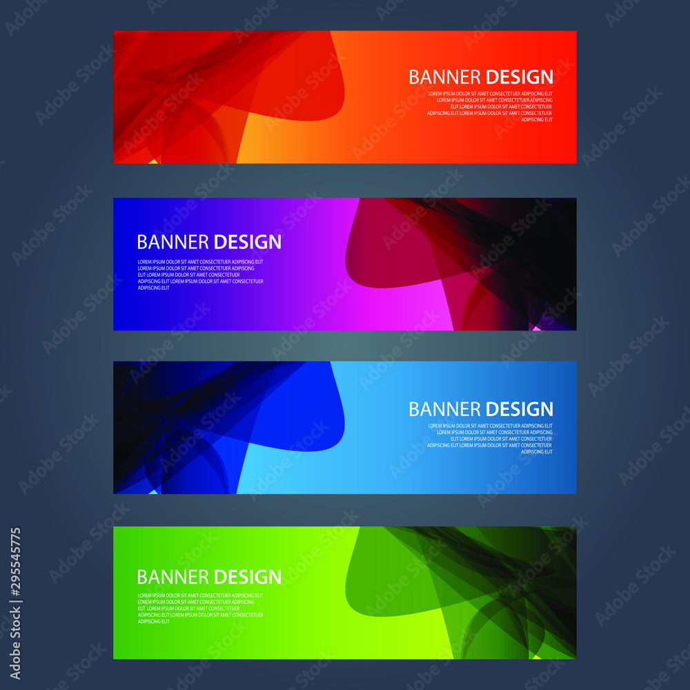 Fototapeta premium Vector Abstract design banner web templateVector Abstract design banner web templateVector Abstract design banner web templateVector Abstract design banner web template