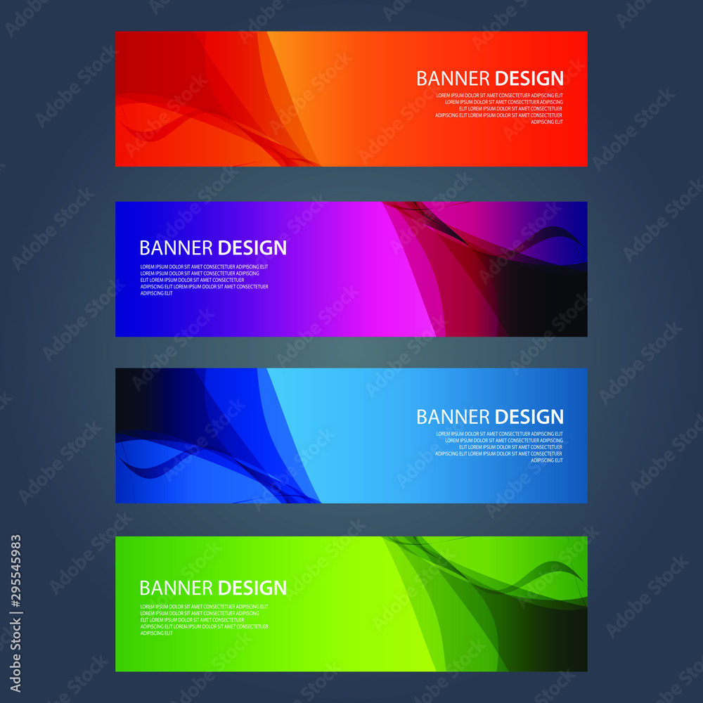 Fototapeta premium Vector Abstract design banner web templateVector Abstract design banner web templateVector Abstract design banner web templateVector Abstract design banner web template