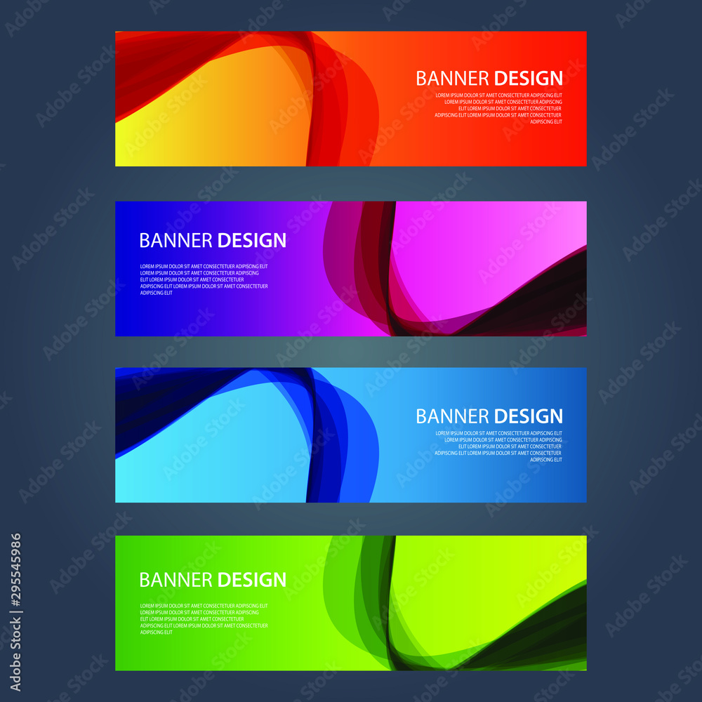Fototapeta premium Vector Abstract design banner web templateVector Abstract design banner web templateVector Abstract design banner web templateVector Abstract design banner web template